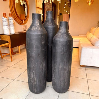 Botella Majo Set de 3 Carbón