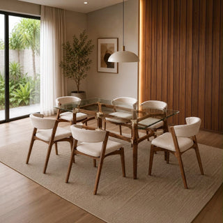 Mesa de Comedor Mevak 6P Parota