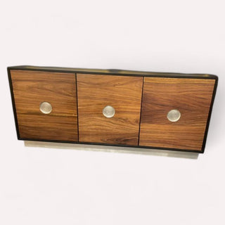 Credenza Circulos Plata Negro