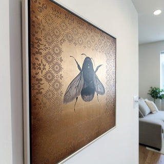 Cuadro Abeja Vintage