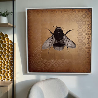 Cuadro Abeja Vintage