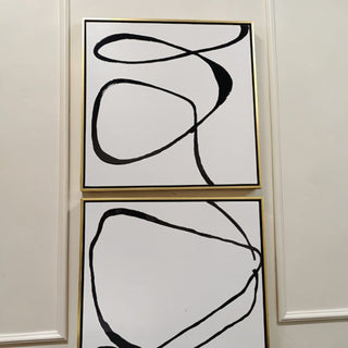Cuadro Garabato Set de 2