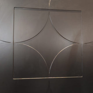 Cuadro Geometría Negro