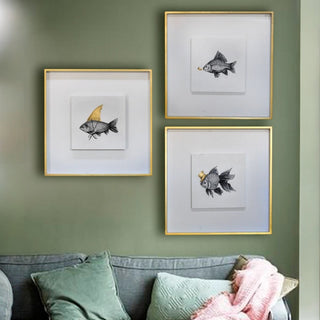 Cuadro Golden Life Set de 3