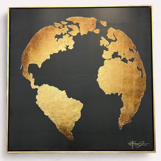 Cuadro Gold World
