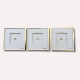 Cuadro Poesía de Ave Set de 3