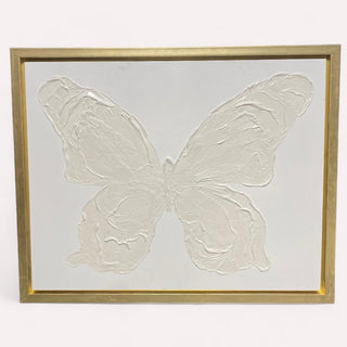 Cuadro White Butterfly