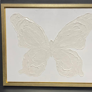 Cuadro White Butterfly