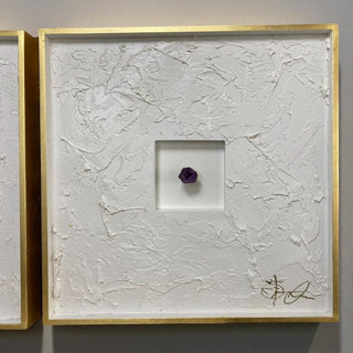 Cuadro Cuarzo Morado Set de 3