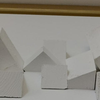 Cuadro Esquema Blanco Set de 3