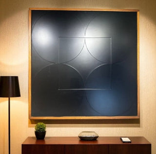 Cuadro Geometría Negro