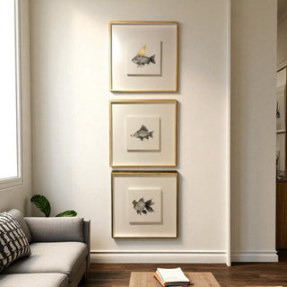 Cuadro Golden Life Set de 3