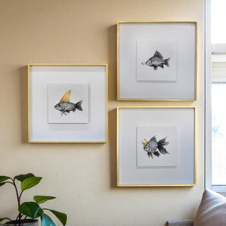 Cuadro Golden Life Set de 3