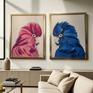 Cuadro Guacamayo Rosa
