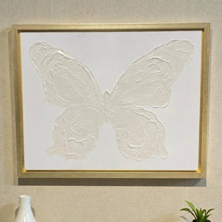 Cuadro White Butterfly