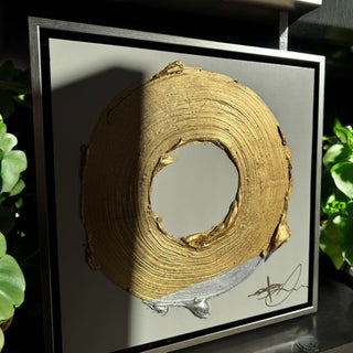 Cuadro XO Plata Oro Set de 4