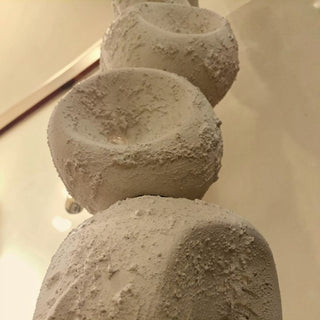 Escultura Lunar Circular Grande Greige