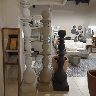 Escultura Malu Negro 8 Pzas.