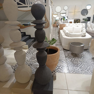 Escultura Malu Negro 8 Pzas.