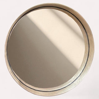 Espejo Anillo Piel Gold Grande