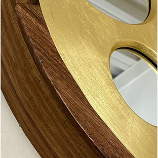 Espejo Engranes Chico Oro 80CM