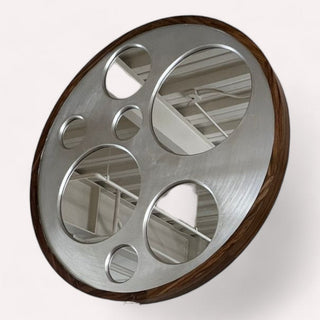 Espejo Engranes Grande Plata 1.50M