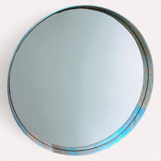 Espejo Anillo Piel Rust