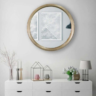 Espejo Circle Silver Boleado