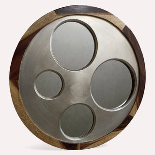 Espejo Engranes Chico Plata 80CM