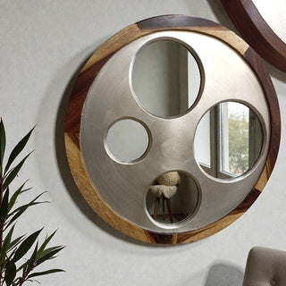 Espejo Engranes Chico Plata 80CM