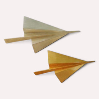 Estructura Avión de Papel Set de 2