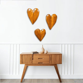Estructura Corazones Irregulares Set de 3