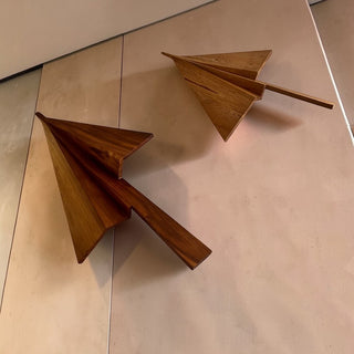 Estructura Aviones de Papel Parota Set de 2