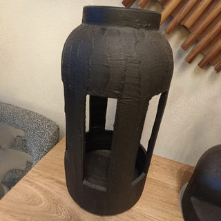 Jarrón 137 Set de 2 Nok Negro