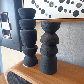 Jarrón 162 Set de 2 Negro Grey