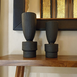 Jarrón 170 Set de 2 Nok Negro