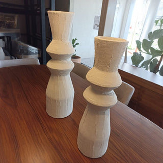 Jarrón 173 Set de 2 Blanco