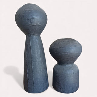 Jarrón 178 Set de 2 Negro