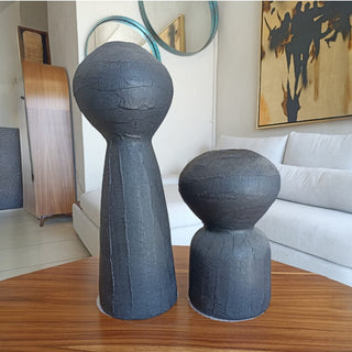 Jarrón 178 Set de 2 Negro