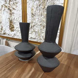 Jarrón 166 Set de 2 Negro