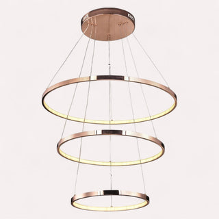 Lámpara 3 Aros Rose Gold