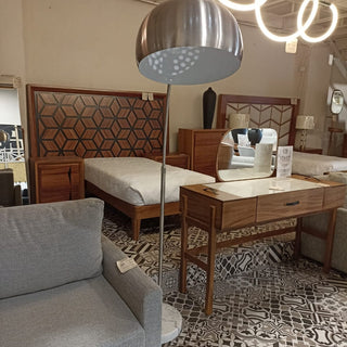 Lámpara de Pie 3LPDI23 Metal Nickel Satinado