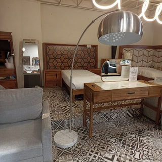 Lámpara de Pie 3LPDI23 Metal Nickel Satinado