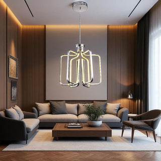 Lámpara Suspendida Cromado