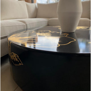 Mesa de Centro Amapola Negro Grande