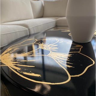Mesa de Centro Amapola Negro Grande