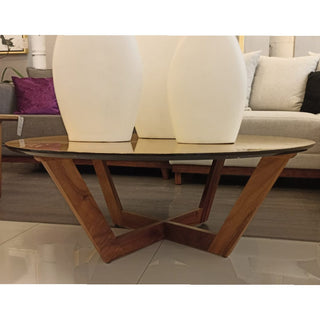 Mesa de Centro Oro Redonda
