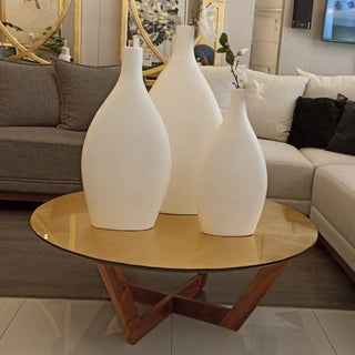 Mesa de Centro Oro Redonda