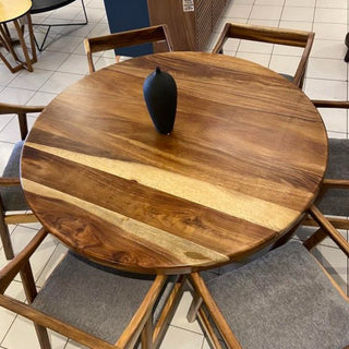 Mesa de Comedor Ari 6P Redonda 1.50M Parota