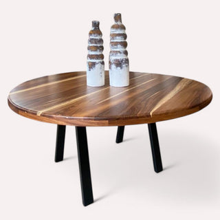 Mesa de Comedor Ari 8P Redonda 1.80M Parota